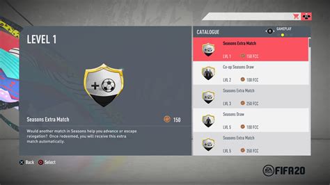 How To Level Up Catalogue Fifa 20
