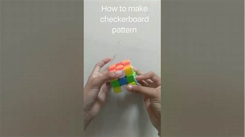 How To Make A Checkerboard Pattern