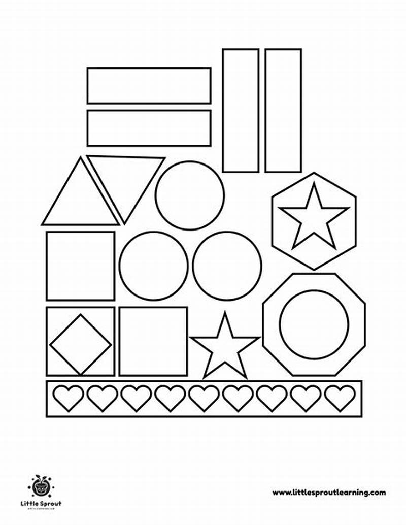 How To Make A Coloring Page Using Shapes
