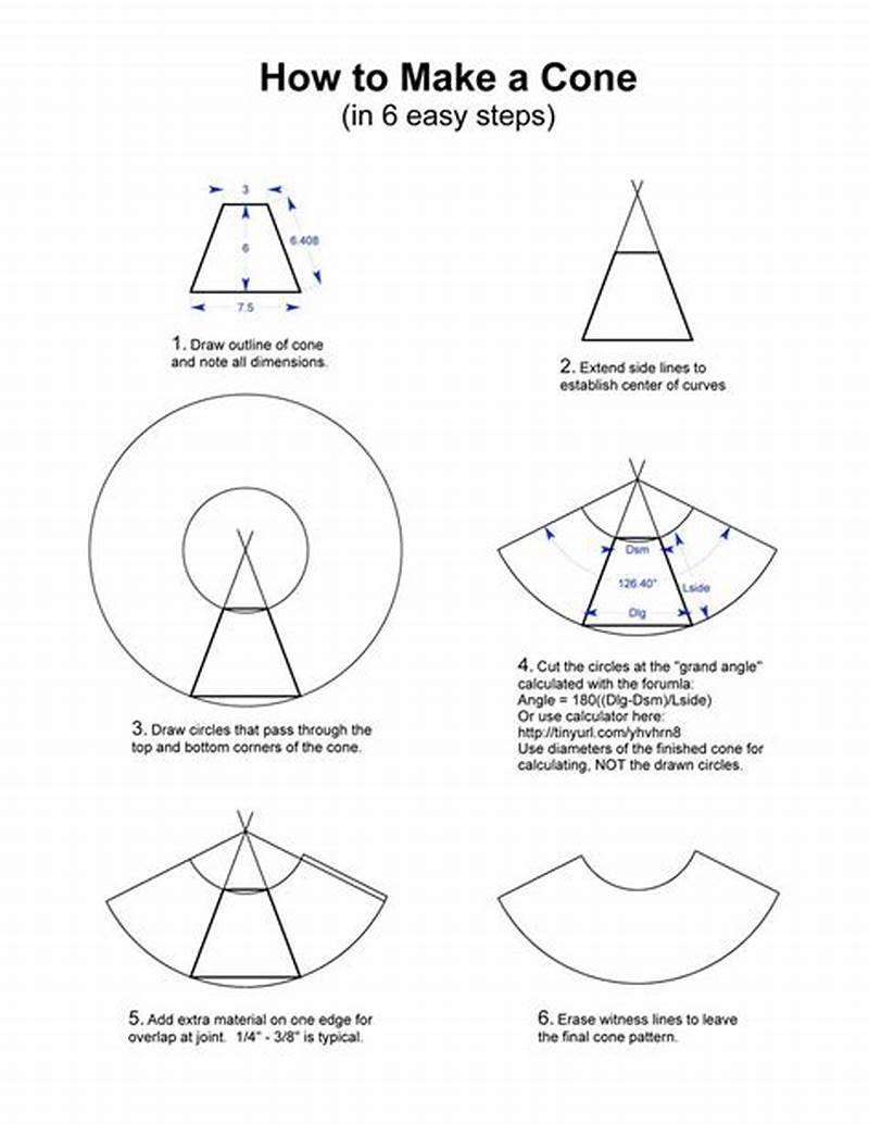 How To Make A Cone Shape Pattern