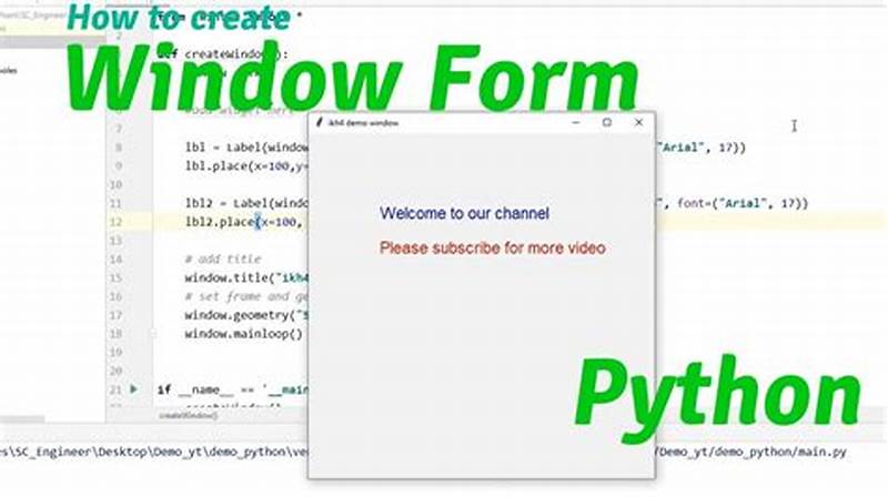 How To Make A Form In Python