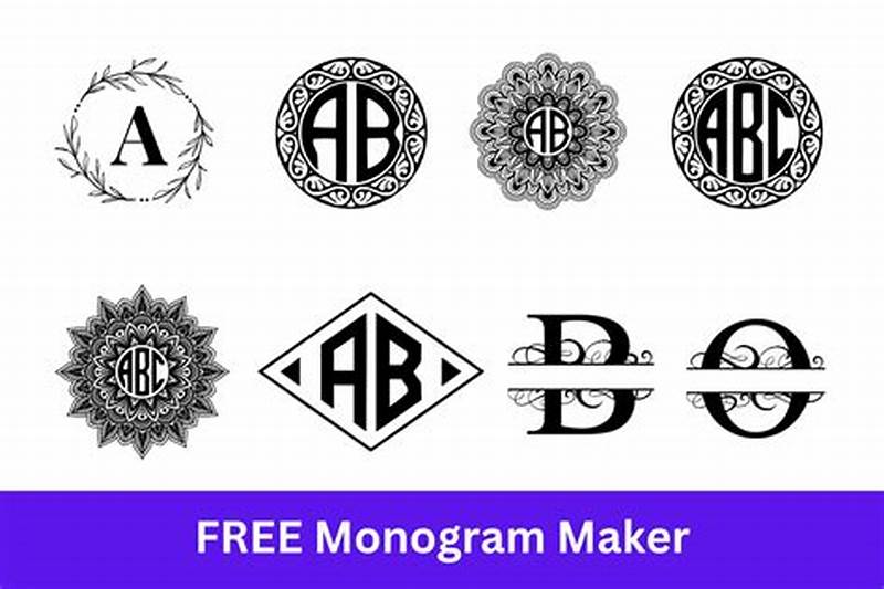 How To Make A Monogram Pattern