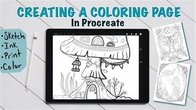 How To Make Coloring Page In Procreate
