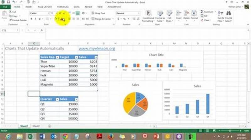 How To Make Excel Chart Automatically Update