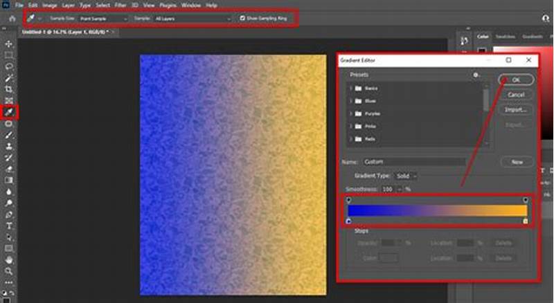 How To Make Gradient Pattern In Photoshop