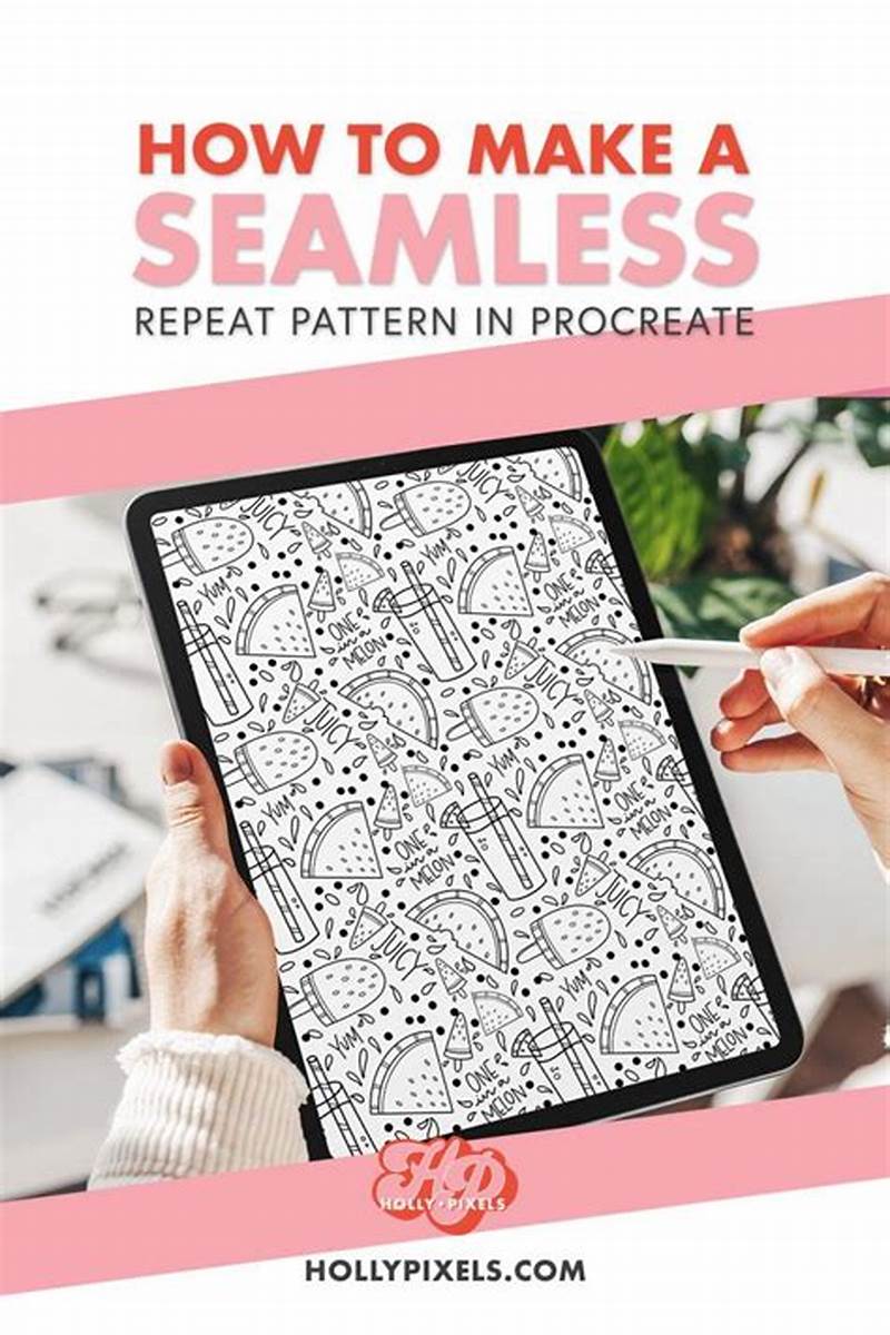 How To Make Seamless Pattern Procreate