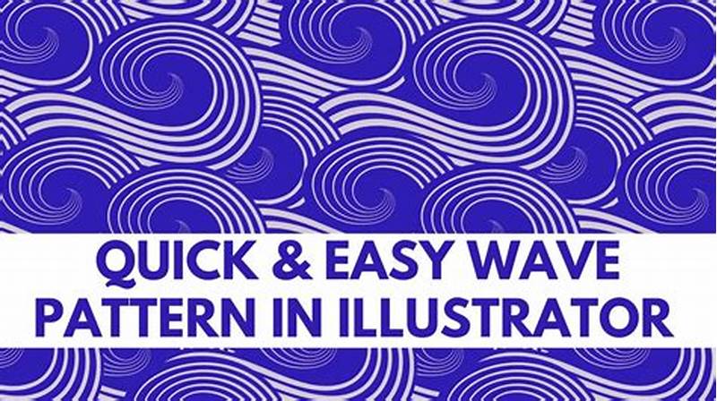 How To Make Wave Pattern In Illustrator