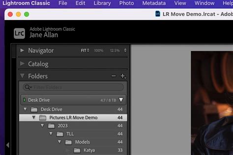 How To Move Files When Cataloged In Lightroom