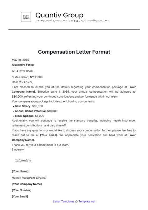 How To Offer Compensation To Customers Template