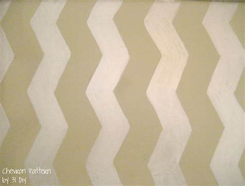 How To Paint A Chevron Pattern