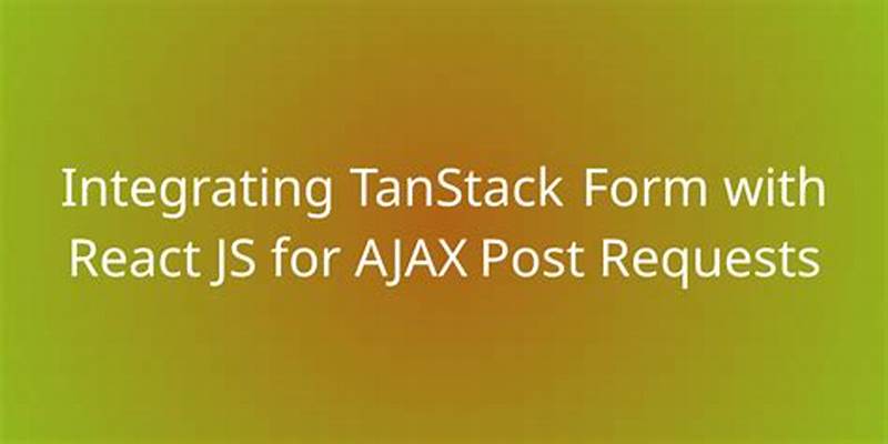 How To Post A Form Using Ajax