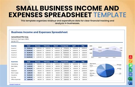 How To Present Business Income And Expense To Accountant Template