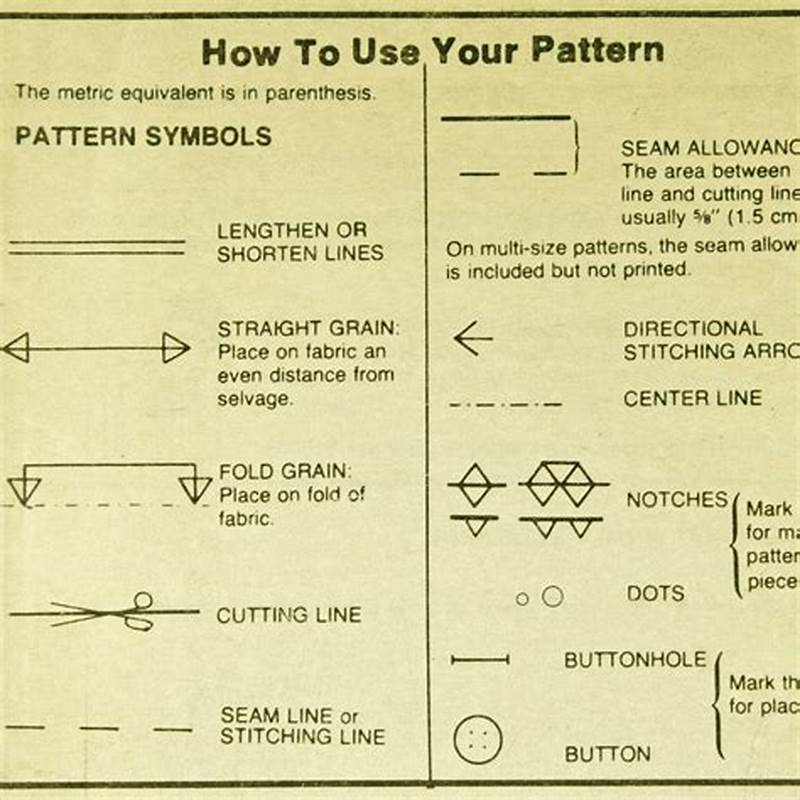 How To Read A Sewing Pattern