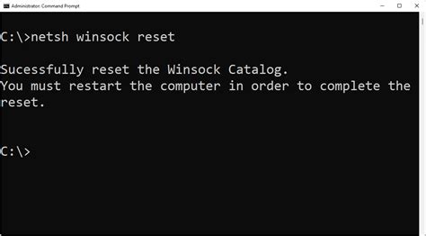 How To Reset Winsock Catalog