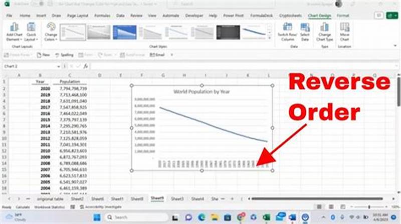 How To Reverse Values In Excel Chart