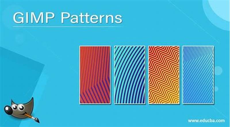 How To Save A Pattern In Gimp