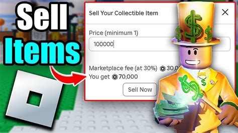 How To Sell Roblox Items In The Catalog