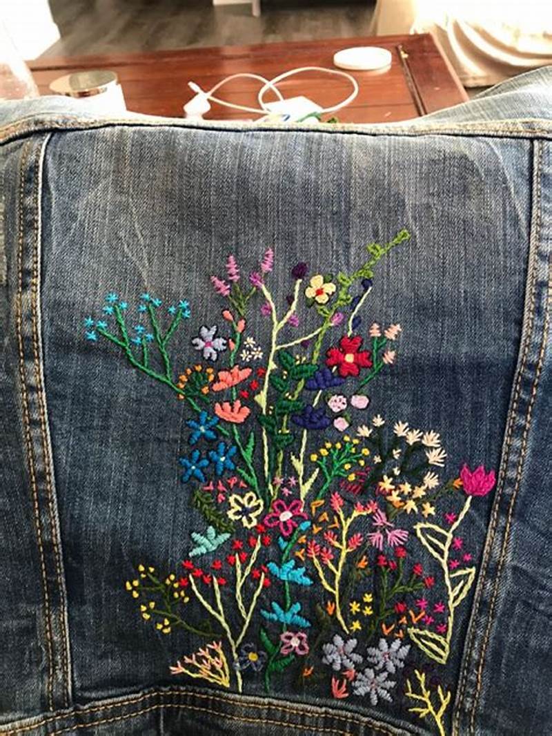 How To Transfer Embroidery Pattern To Denim