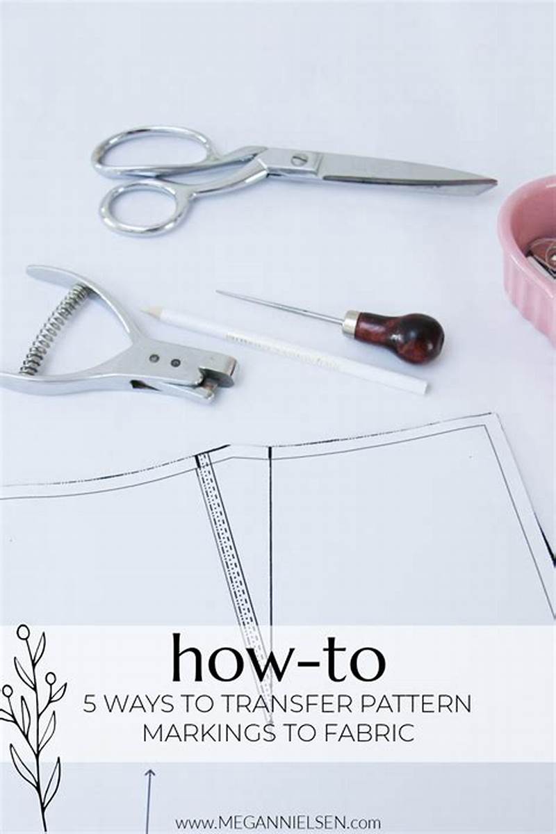 How To Transfer Sewing Pattern To Paper