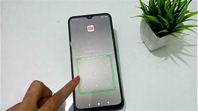 How To Unlock Pattern In Talkback Mode