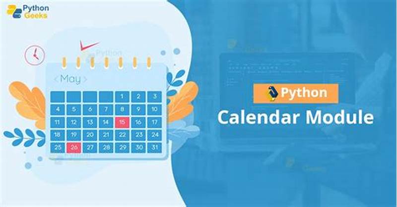 How To Use Calendar Module In Python