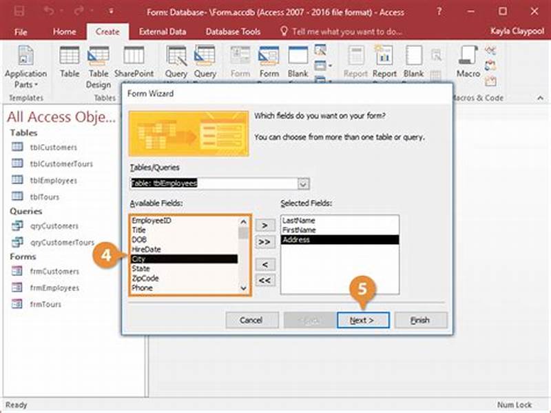 How To Use Form Wizard In Access