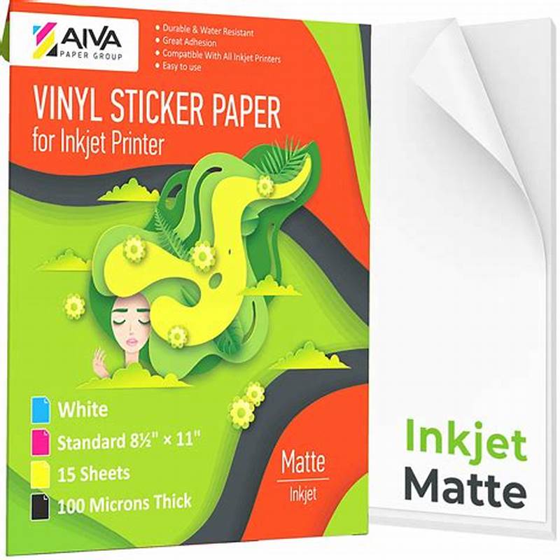 How To Use Printable Vinyl Sticker Paper
