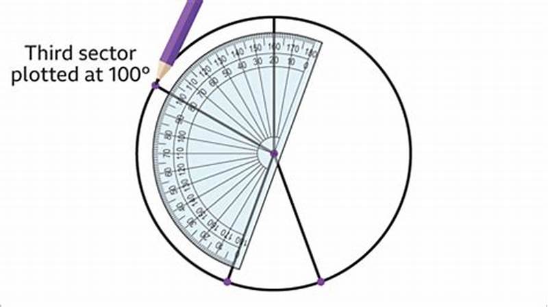 How To Use Protractor In Pie Chart