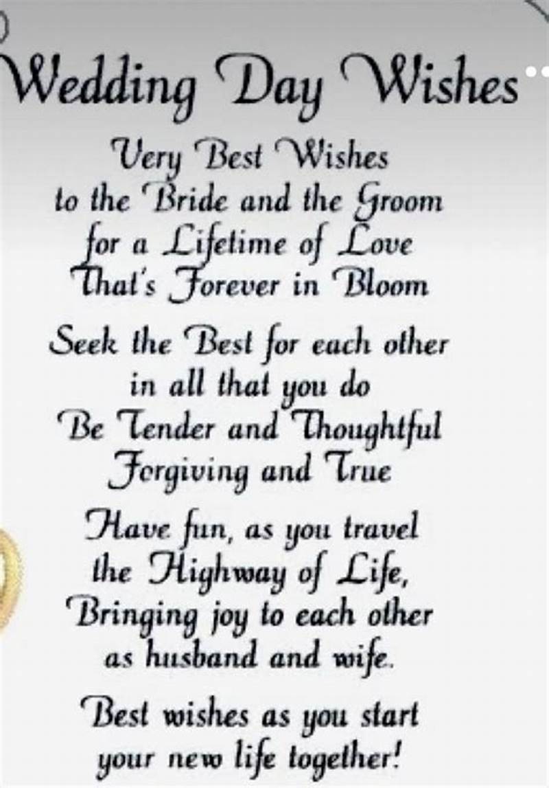 How To Wish A Bride To Be