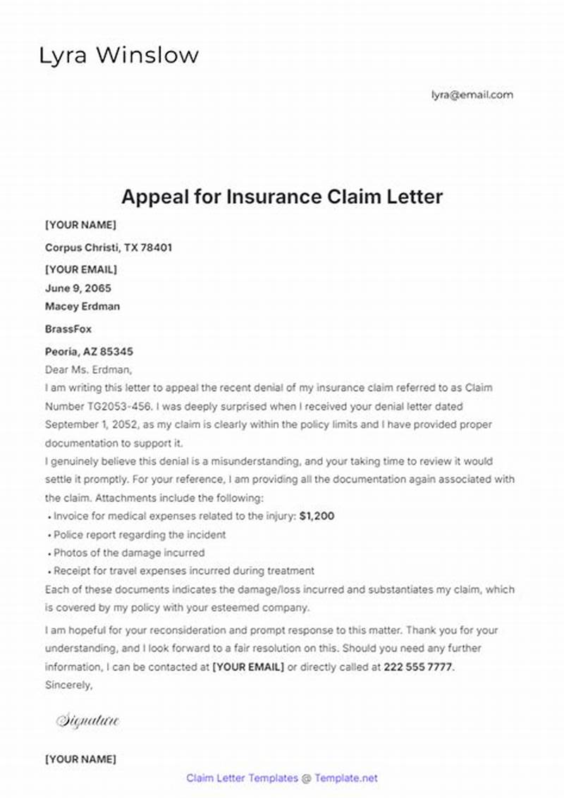 How To Write Insurance Claim