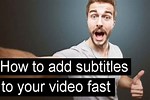 How to Add Subtitle to Movie