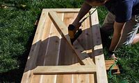 How to Build a Shed Door Wood