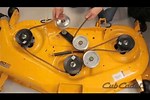 How to Change the Belt On a Cub Cadet ZT1