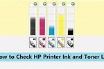 How to Check Ink HP