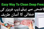 How to Clean a Deep Freezer Chest