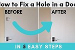 How to Fix a Hole in the Door