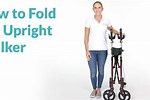 How to Fold Upright Walker