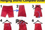 How to Hang Shorts On a Hanger
