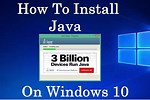 How to Install Java in Windows 10