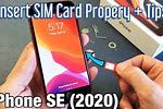 How to Install Sim Card On iPhone SE