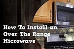 How to Install a Microwave Over Stove