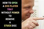 How to Open a Stuck DVD Player Tray