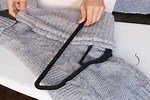 How to Put a Sweater On a Hanger