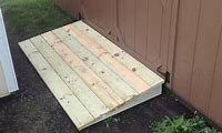 How to Raise Wood Ramp to Shed