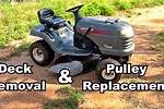 How to Remove Mower Deck LT1000
