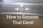 How to Remove a Dent From an Appliance