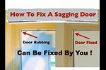 How to Repair a Sagging Door