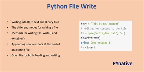 How to Write a File Python