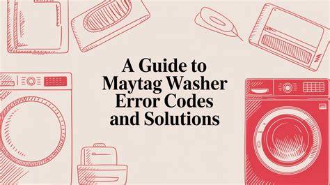 Common Maytag Error Codes and Their Meanings