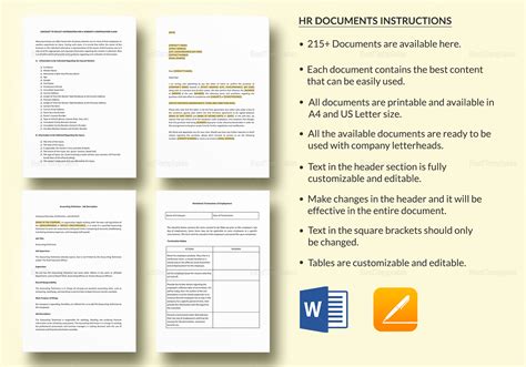 Hr Document Templates
